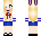 blonde yandere school girl