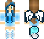 blue girl