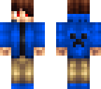 blue hoodie boy