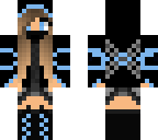 blue ninja girl
