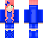 blue storage girl