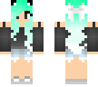 cool blue girl