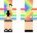 cute rainbow girl
