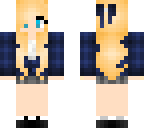 dark blue school girl