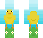 easter chick without sun