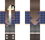 flannel brunette