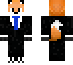 fox in a tux