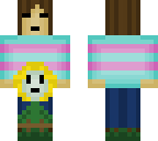 frisk and flowey