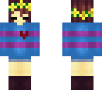 frisk with a flower crown