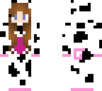 girl in cow skin