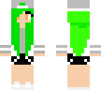 green hair girl