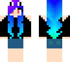 krazy blue foxgirl