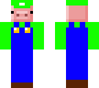 luigi block pig
