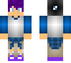 made this skin my self even the hair