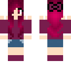 magenta girl