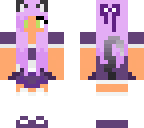 michi in maid cafe dress