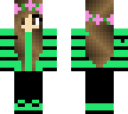 mint flower girl