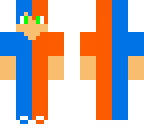 orange and blue boy