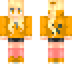 orange hoodie girl