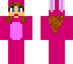 pink bunny girl