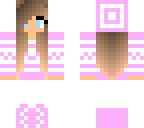 pink winter girl