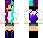 purple blue wolf