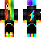 rainbow girl