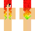 rainbow hair template
