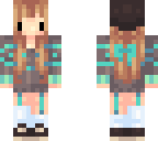 tribe print blue chibi