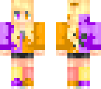 two-colored girl