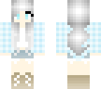 white haired girl