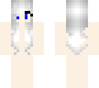 white haired girl base