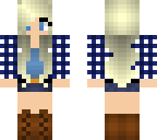 blond western girl