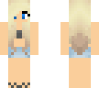 blonde bathing suit