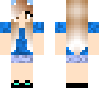 blue cat girl