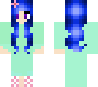 blue girl