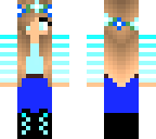 blue girl