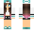edited cyan girl