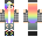 edited rainbow girl