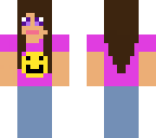 emoji girl w headphones