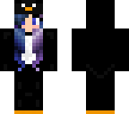 galaxy penguin girl
