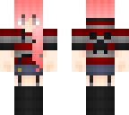 girl with pink hair