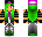 green haired twin