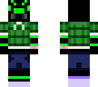 green spider with shirt 2