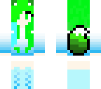 highlight green and aqua fox