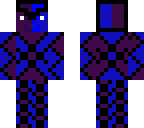 purple and blue dude