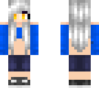 silver haired girl