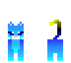 small blue cat