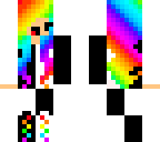 therainbowboom11 white and black outfit