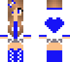 cool girl blue